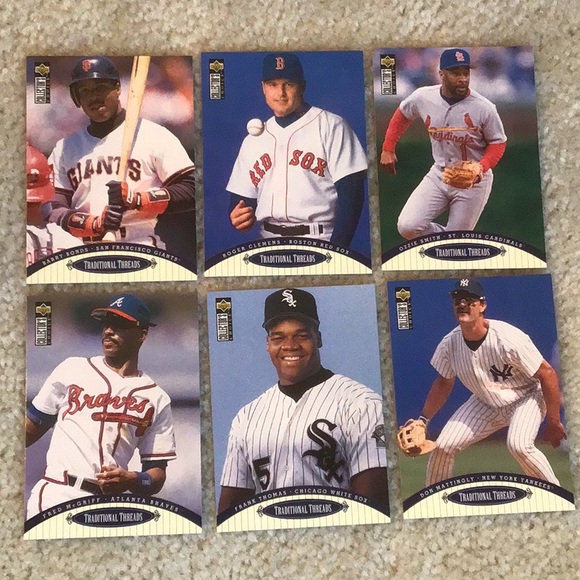 Vintage 1995 Upper Deck MLB Baseball Trading Cards, Lot of 46 Cards - Picture 10 of 16